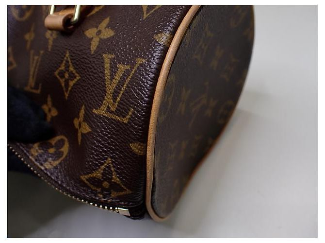 Louis Vuitton Papillon Handbag Monogram Canvas 26 Brown - view 6