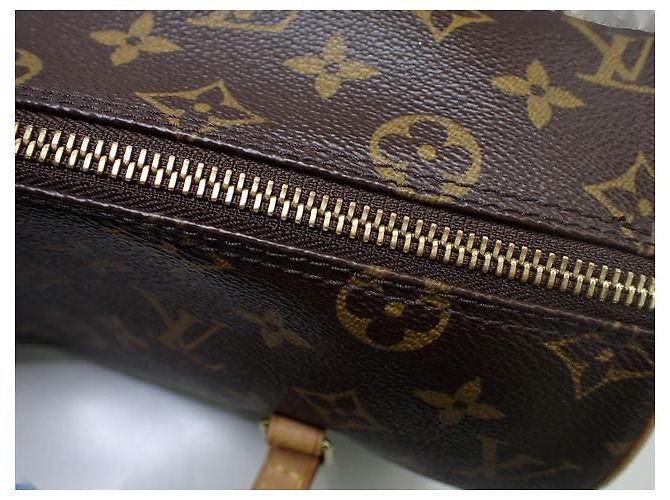 Louis Vuitton Papillon Handbag Monogram Canvas 26 Brown - view 7