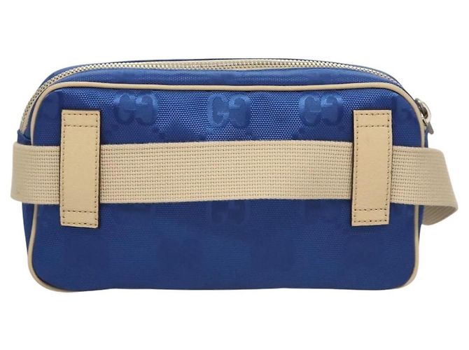 Marsupio Gucci Off The Grid GG Econyl Blu - vista 2