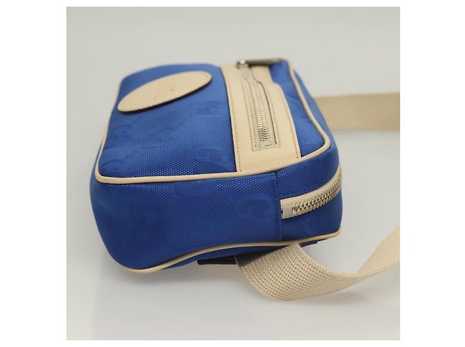 Marsupio Gucci Off The Grid GG Econyl Blu - vista 3