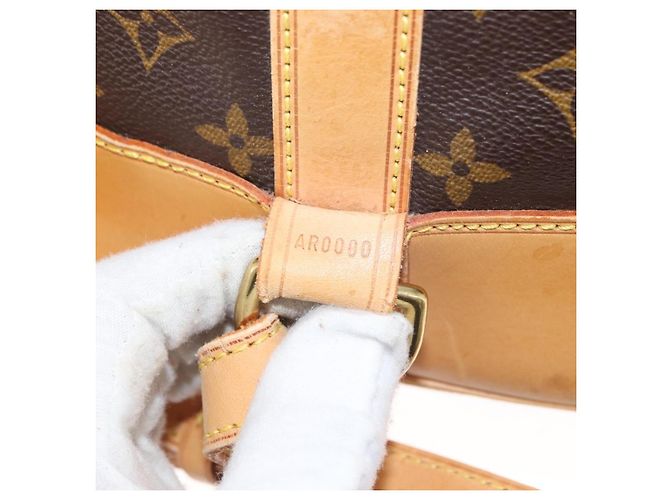 Zaino Randonnee Monogram in Canvas PM Louis Vuitton Marrone - vista 7