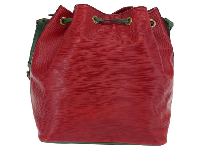 Noe Louis Vuitton Bicolor Petit Noé Handtasche aus Epi-Leder Grün - Ansicht 2