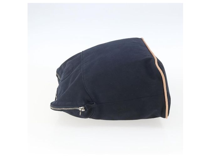 Pochette de Voyage en Toile GM Bolide Hermès Bleu Marine - vue 3