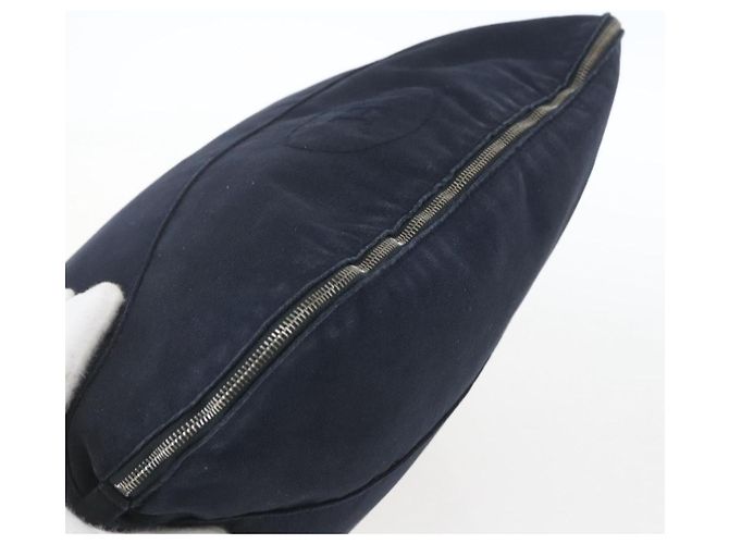 Pochette de Voyage en Toile GM Bolide Hermès Bleu Marine - vue 7