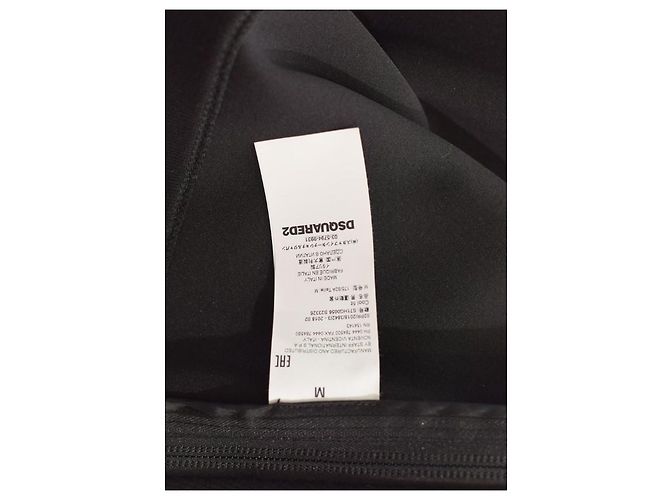 DSQUARED2 SKI Schwarze & Rosa Technische Zip-Pufferjacke | Größe M | Hergestellt in Italien - Ansicht 9