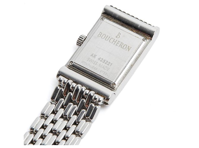 Reloj de Pulsera Boucheron Reflet 29.5 mm Cuarzo Acero Inoxidable icónico Reflet PM Plata - vista 4