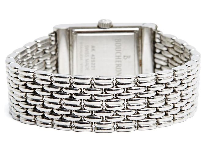 Reloj de Pulsera Boucheron Reflet 29.5 mm Cuarzo Acero Inoxidable icónico Reflet PM Plata - vista 5