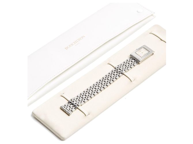 Reloj de Pulsera Boucheron Reflet 29.5 mm Cuarzo Acero Inoxidable icónico Reflet PM Plata - vista 6