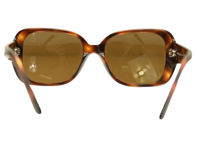 Gafas de sol Chanel CC Logo carey marrón 5101 Castaño - vista 4