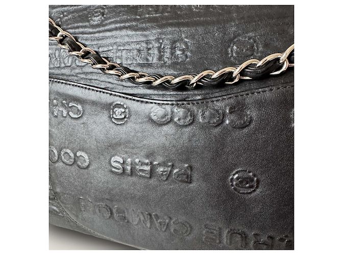 2.55 Borsa a spalla in pelle embossata Chanel 31 Rue Cambon Nero - vista 11