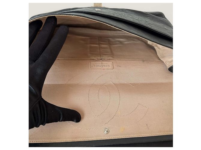 2.55 Borsa a spalla in pelle embossata Chanel 31 Rue Cambon Nero - vista 13