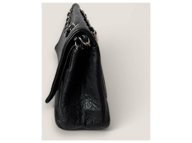 2.55 Borsa a spalla in pelle embossata Chanel 31 Rue Cambon Nero - vista 3
