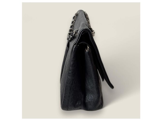 2.55 Borsa a spalla in pelle embossata Chanel 31 Rue Cambon Nero - vista 4