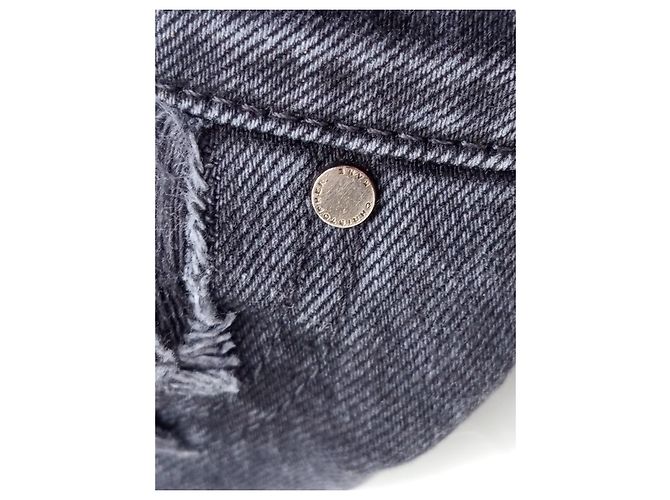 Christopher Kane Jeans Schwarz Grau Baumwolle Größe 28 - Ansicht 10