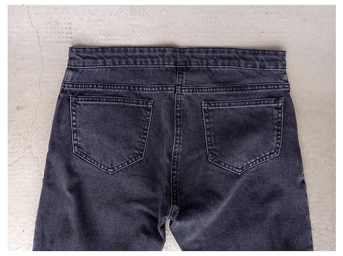 Christopher Kane Jeans Schwarz Grau Baumwolle Größe 28 - Ansicht 6