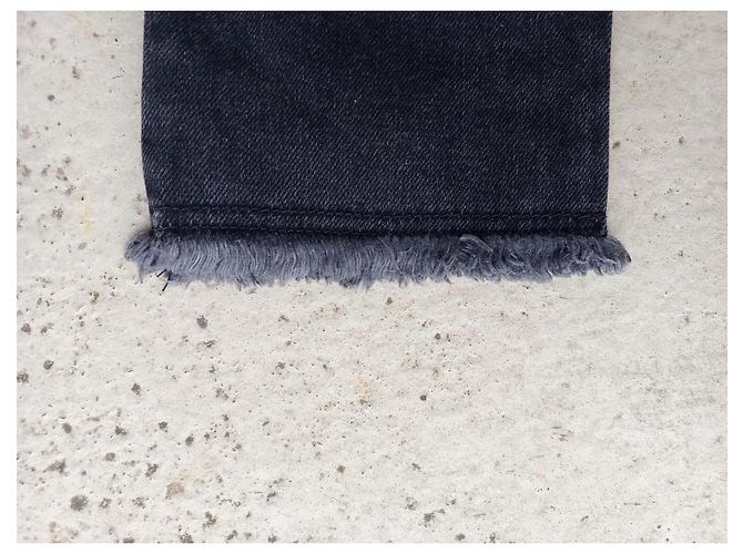 Christopher Kane Jeans Schwarz Grau Baumwolle Größe 28 - Ansicht 8