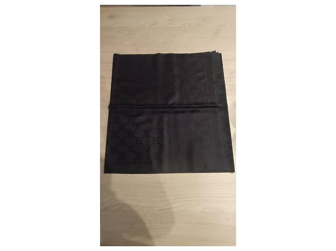 Sciarpa Gucci GG Marmont Marrone - vista 2