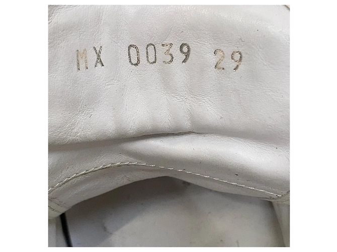 Baskets Louis Vuitton en cuir crème taille 29 Écru - vue 12