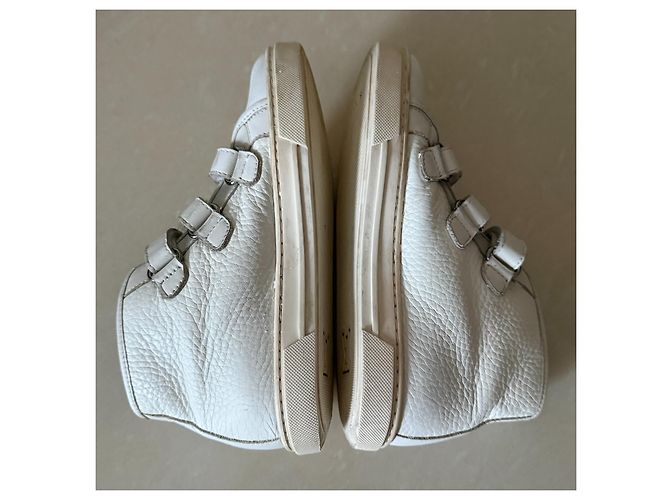 Baskets Louis Vuitton en cuir crème taille 29 Écru - vue 14