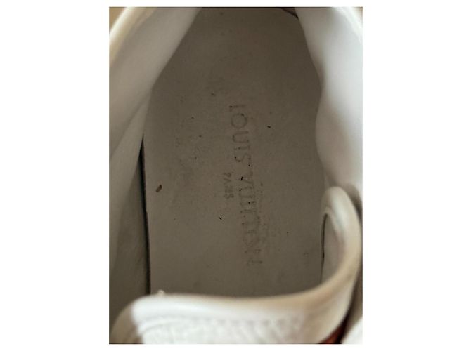 Baskets Louis Vuitton en cuir crème taille 29 Écru - vue 9