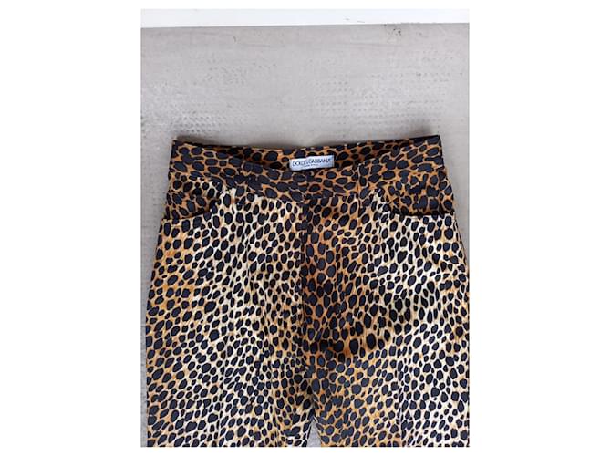 Vaqueros Dolce & Gabbana Estampado Leopardo Algodón Multicolor Estampado de leopardo - vista 2