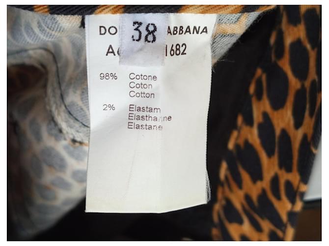 Vaqueros Dolce & Gabbana Estampado Leopardo Algodón Multicolor Estampado de leopardo - vista 9