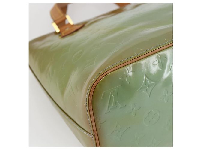 LOUIS VUITTON Borsa a Mano Monogram Vernis Houston Blu Baby M91005 LV Auth bs33150 Blu chiaro - vista 16