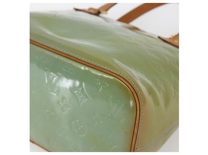 LOUIS VUITTON Borsa a Mano Monogram Vernis Houston Blu Baby M91005 LV Auth bs33150 Blu chiaro - vista 9