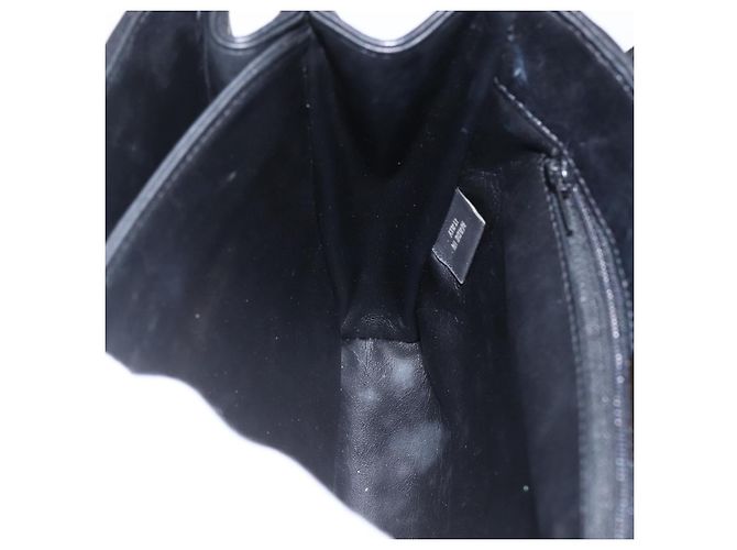 BALLY Borsa a Spalla Pelle Camoscio Nero Oro Auth 171410 D'oro - vista 20