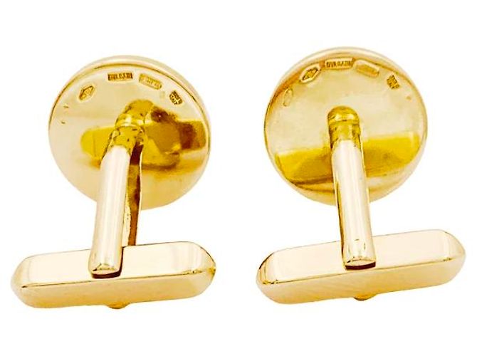 Gemelli Bulgari "BULGARI BULGARI", oro giallo e onice. - vista 4