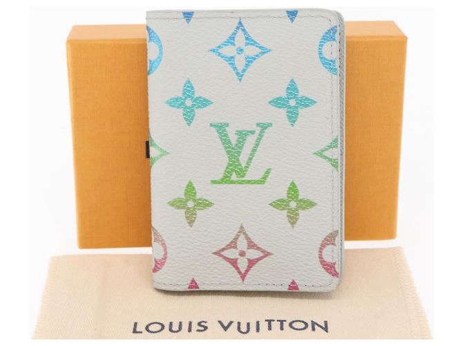 Organizer ORGANIZZATORE DA TASCA IRIDESCENTE GRADIENTE LOUIS VUITTON M13910 Auth 170025SAM Marrone Monogramma - vista 12