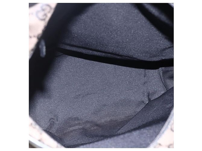 Borsa Tote GG Canvas Gucci Nera Argento 019 0401 Auth ep13216 Nero - vista 18
