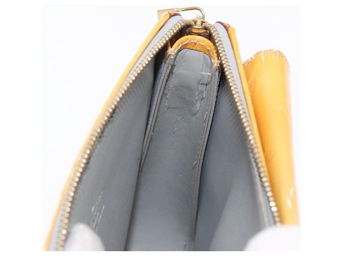 LOUIS VUITTON Bolsa de Accesorios Motto Monogram Vernis Gris M91030 LV Auth bs33023 - vista 19