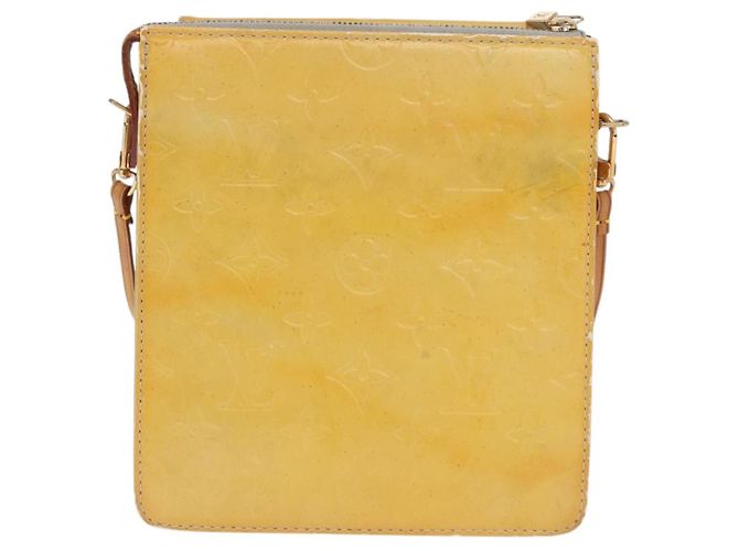 LOUIS VUITTON Bolsa de Accesorios Motto Monogram Vernis Gris M91030 LV Auth bs33023 - vista 2