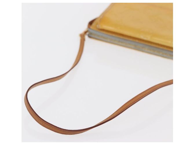LOUIS VUITTON Bolsa de Accesorios Motto Monogram Vernis Gris M91030 LV Auth bs33023 - vista 7