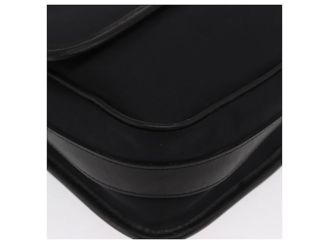Borsa a spalla in nylon nero e argento autentica BURBERRY bs32780 - vista 14