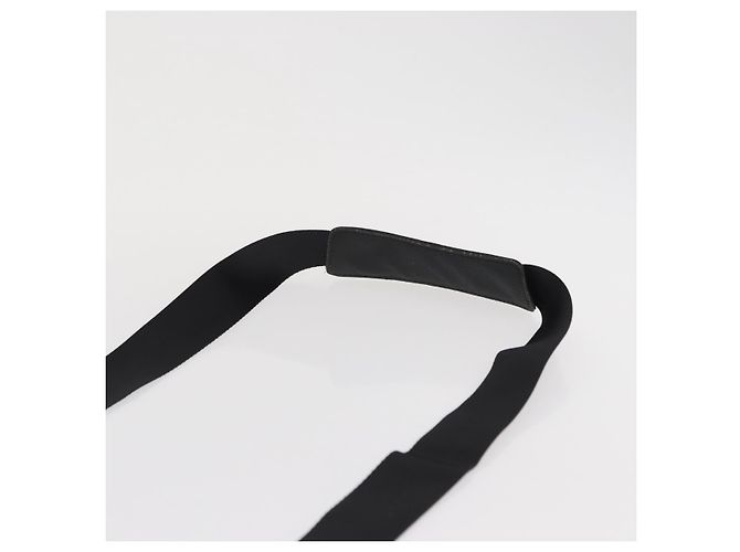 Borsa a spalla in nylon nero e argento autentica BURBERRY bs32780 - vista 8