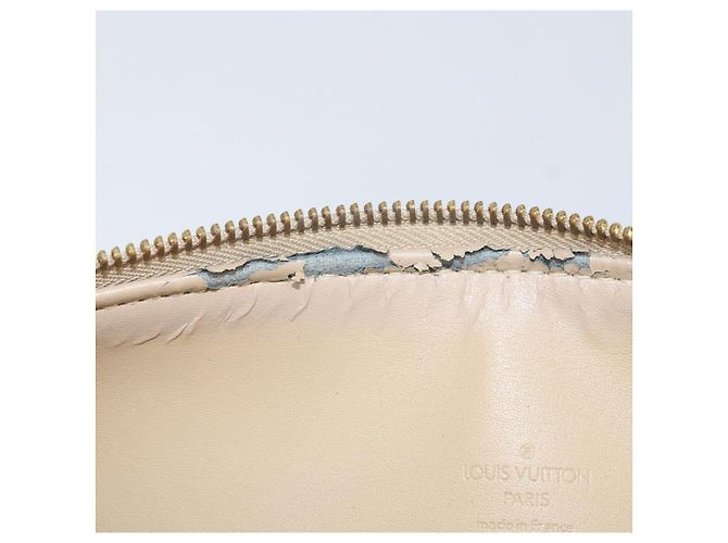 LOUIS VUITTON Borsa a Mano Monogram Vernis Bedford Beige M91006 LV Auth ka2168 - vista 10