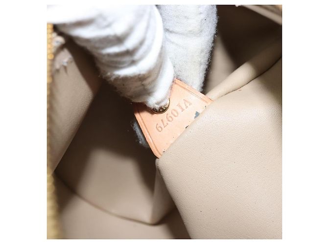 LOUIS VUITTON Borsa a Mano Monogram Vernis Bedford Beige M91006 LV Auth ka2168 - vista 12