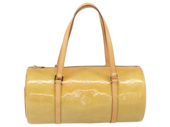 LOUIS VUITTON Borsa a Mano Monogram Vernis Bedford Beige M91006 LV Auth ka2168 - vista 13