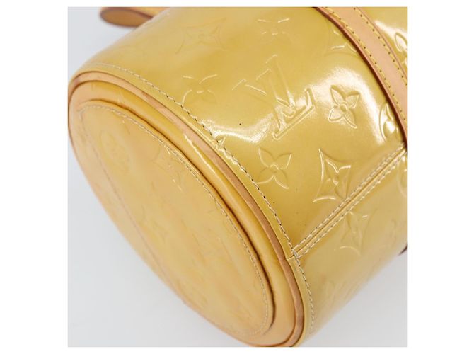 LOUIS VUITTON Borsa a Mano Monogram Vernis Bedford Beige M91006 LV Auth ka2168 - vista 14