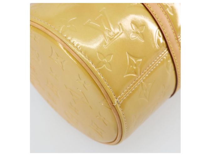 LOUIS VUITTON Borsa a Mano Monogram Vernis Bedford Beige M91006 LV Auth ka2168 - vista 16