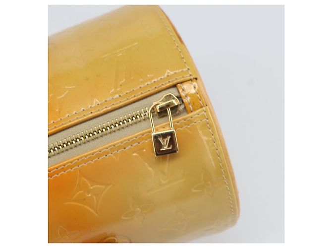 LOUIS VUITTON Borsa a Mano Monogram Vernis Bedford Beige M91006 LV Auth ka2168 - vista 17