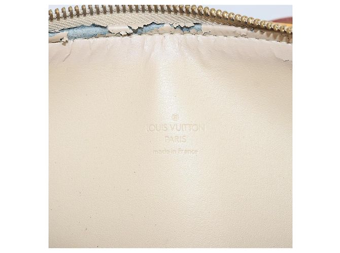 LOUIS VUITTON Borsa a Mano Monogram Vernis Bedford Beige M91006 LV Auth ka2168 - vista 18
