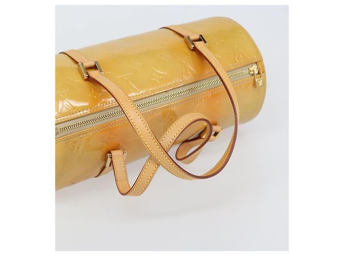 LOUIS VUITTON Borsa a Mano Monogram Vernis Bedford Beige M91006 LV Auth ka2168 - vista 7