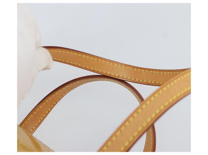 LOUIS VUITTON Borsa a Mano Monogram Vernis Bedford Beige M91006 LV Auth ka2168 - vista 8