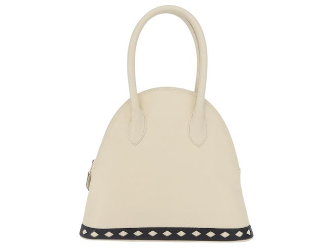 SAINT LAURENT Borsa a mano in pelle bianca Auth 169261V Bianco - vista 2