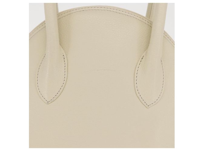 SAINT LAURENT Borsa a mano in pelle bianca Auth 169261V Bianco - vista 4