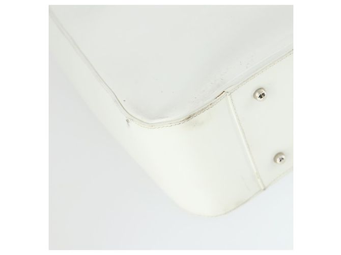 Borsa a mano GUCCI in pelle verniciata bianca Auth ep12976 Bianco - vista 13