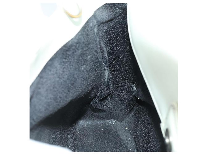 Borsa a mano GUCCI in pelle verniciata bianca Auth ep12976 Bianco - vista 15